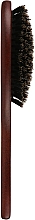 Щетка для волос CS346 деревянная ручка, темно-коричневая - Cosmo Shop — фото N3
