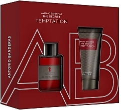 Парфумерія, косметика Antonio Banderas The Secret Temptation - Набір (edt/50ml + ash/balm/75ml)