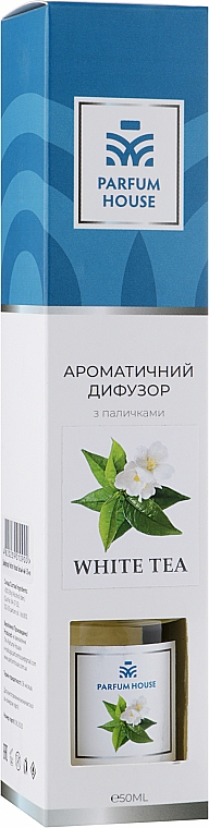 Аромадифузор "Білий чай" - Parfum House White Tea — фото N1