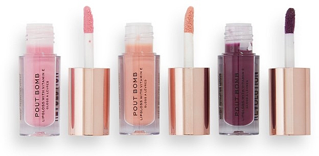 Набор - Makeup Revolution Sweet Candy Mini Pout Bomb Lip Gloss Set (lipgloss/3x2,2ml) — фото N3