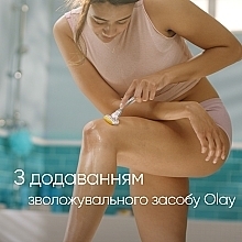 Сменные кассеты для бритья, 4 шт. - Gillette Venus Comfortglide & Olay Coconut Refills — фото N5