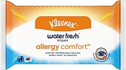 Парфумерія, косметика Серветки вологі проти алергенів, 40 шт. - Kleenex Allergy Comfort