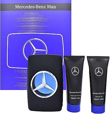 Mercedes-Benz Mercedes-Benz Man - Набір (edt/100ml + sh/gel/100ml + ash/balm/100ml ) — фото N1