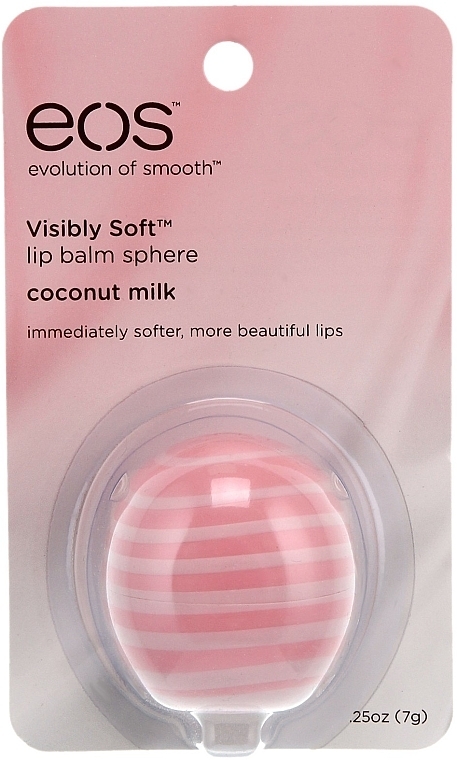 УЦІНКА Бальзам для губ - EOS Smooth Sphere Lip Balm Coconut Milk * — фото N4