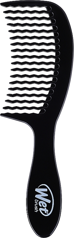 Расческа для волос - Wet Brush Pro Detangling Comb Black WaveTooth — фото N1