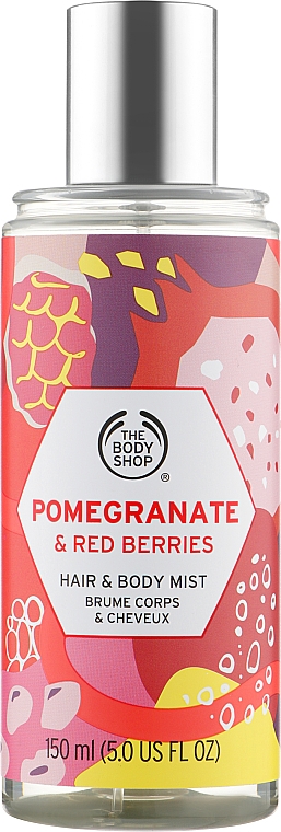 Спрей для волосся й тіла "Гранат і червоні ягоди" - The Body Shop Pomegranate And Red Berries — фото N1