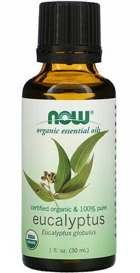 Органическое эфирное масло эвкалипта - Now Foods Organic Essential Oils Eucalyptus — фото N1