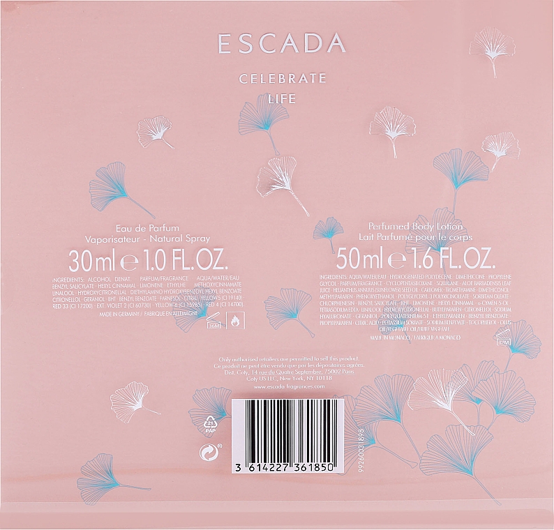 Escada Celebrate Life - Набір (edp/30ml + b/lot/50ml) — фото N5