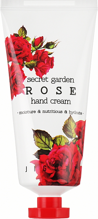 Антивозрастной крем для рук "Дамасская роза" - Jigott Secret Garden Rose Hand Cream — фото N1
