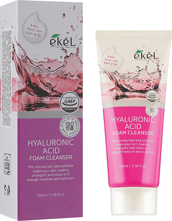 Очищающая пенка с гиалуроновой кислотой - Ekel Hyaluronic Acid Foam Cleanser