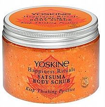 Сахарный скраб для тела - Yoskine Happiness Rituals Satsuma Sugar Body Scrub — фото N1