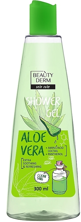 Гель для душу "Алое вера" - Beauty Derm Aloe Vera Shower Gel