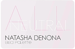 Палетка тіней - Natasha Denona Biba All Neutral Eyeshadow Palette — фото N4