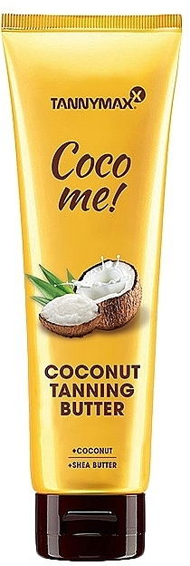 Крем для засмаги на основі кокосового молочка, олії ши і екстракту какао - Tannymaxx Coco Me! Coconut Tanning Butter — фото N1