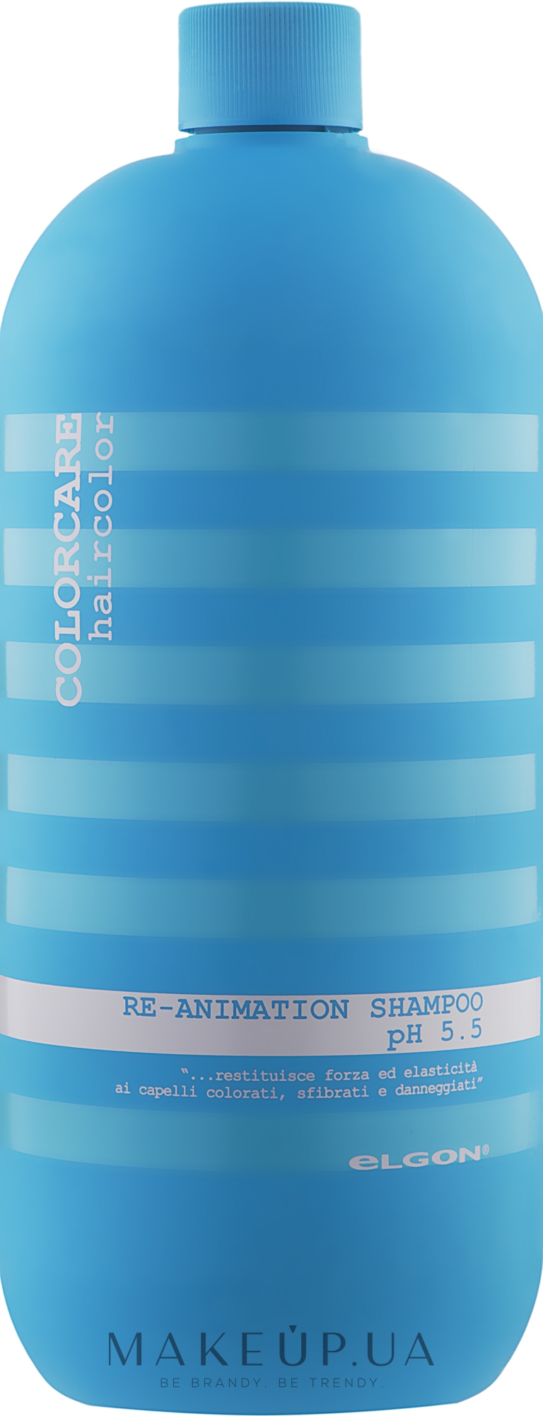 Відновлювальний шампунь для пошкодженого волосся - Elgon Colorcare Re-Animation Shampoo — фото 1000ml