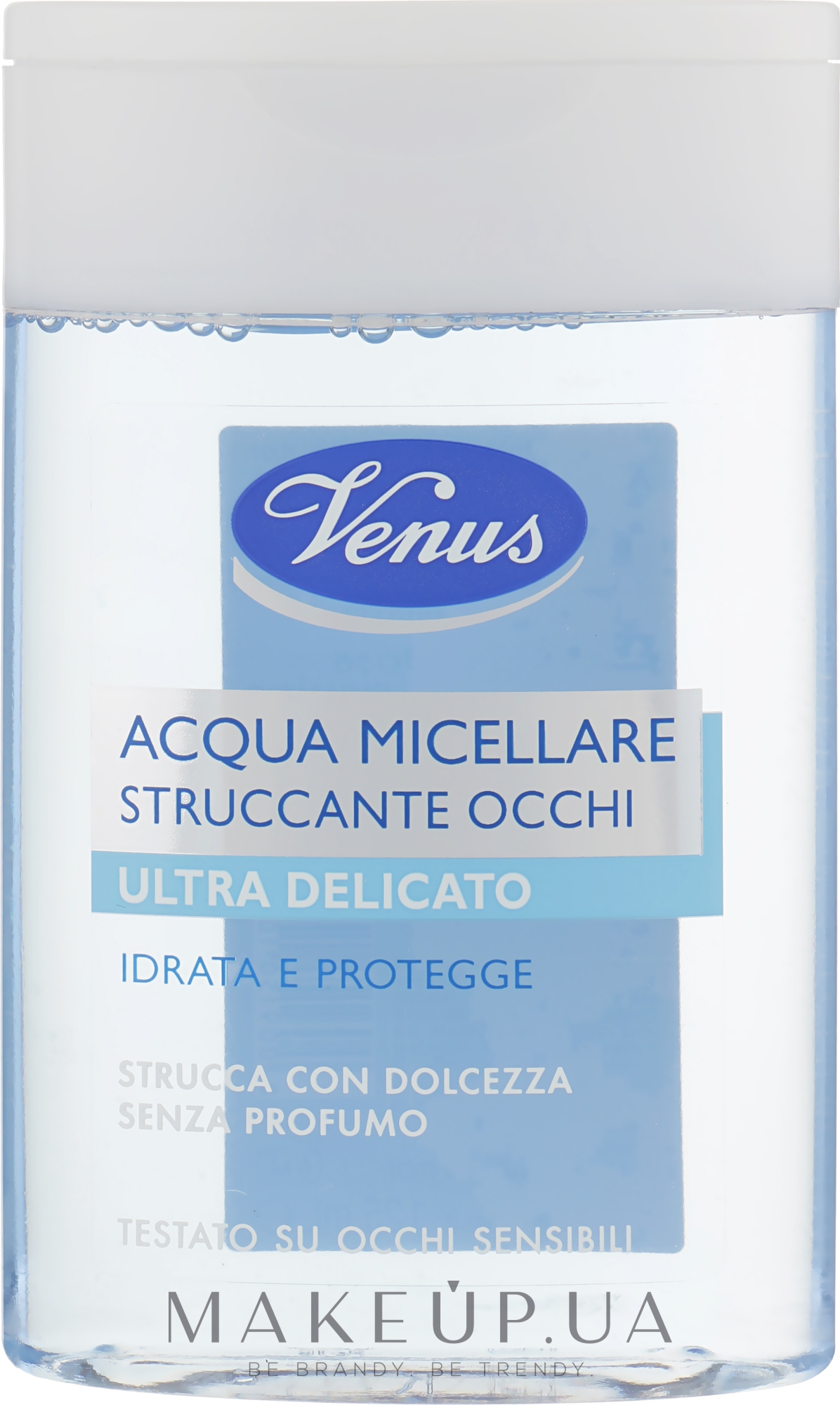Средство для снятия макияжа с мицеллярной водой для глаз - Venus Acqua Micellare Struccante Occhi Ultra-Delicato — фото 125ml