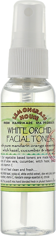 Освіжаючий тонік "Біла Орхідея" - Lemongrass House White Orchid Facial Toner — фото N1