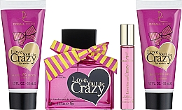Dorall Collection Love You Like Crazy - Набір (edp/100ml + edp/10ml + lot/50ml + sh/gel/50ml) — фото N2