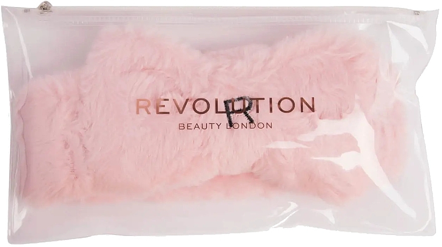 Косметична пов'язка на голову, рожева - Revolution Skincare Light Pink Headband — фото N3