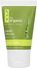 Крем для рук "Алое" - Be Organic Hand Cream Aloe Vera — фото N1