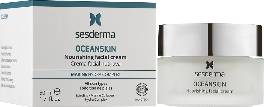 Питательный крем для лица - Sesderma Laboratories Oceanskin Nourishing Facial Cream — фото N2