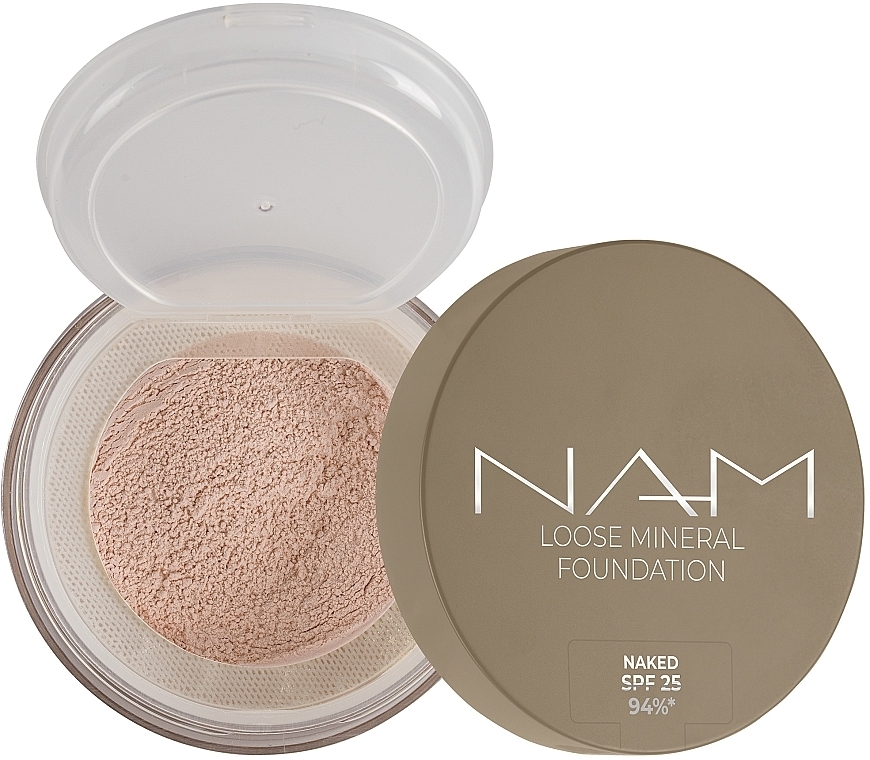Розсипчаста основа для обличчя - NAM Loose Mineral Foundation SPF 25 — фото N2