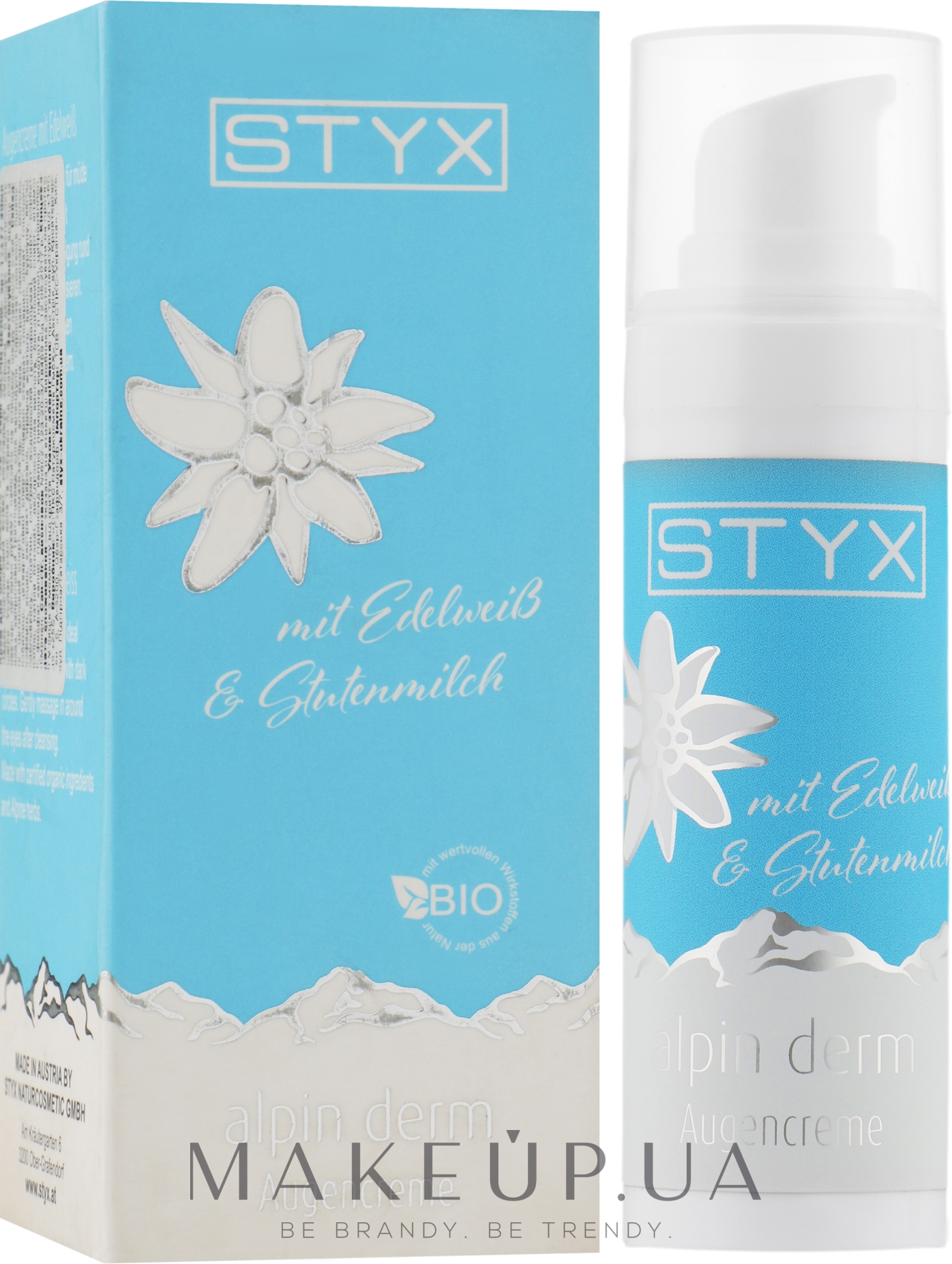 Крем для век "На козьем молоке" - Styx Naturcosmetic Alpin Derm Eye Cream — фото 30ml