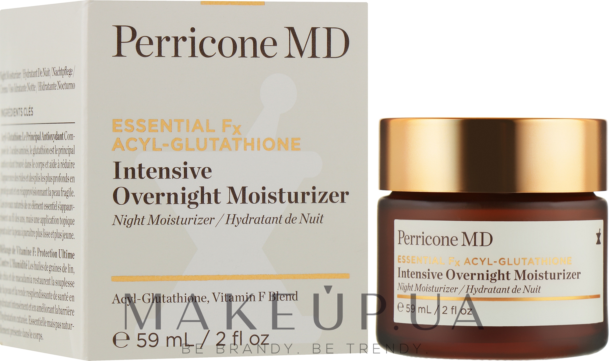 Ночной увлажняющий крем с ацил-глутатионом - Perricone MD Essential Fx Acyl-Glutathione Intensive Overnight Moisturizer — фото 59ml