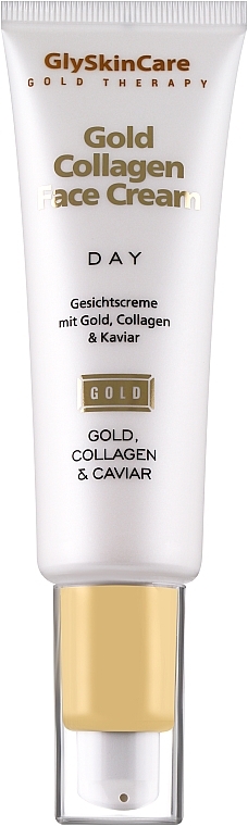 Коллагеновый дневной крем для лица с золотом - GlySkinCare Gold Collagen Day Face Cream — фото N1