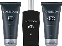 Instituto Espanol Poseidon God - Набор (edt/100ml + sh/gel/100ml + ash/balm/100ml) — фото N2