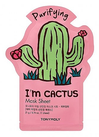 Листовая маска для лица - Tony Moly I'm Cactus Mask Sheet — фото N1