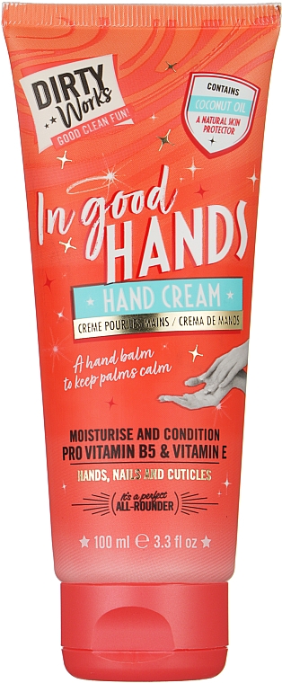 Зволожувальний крем для рук, нігтів і кутикули - Dirty Works In Good Hands Hand Cream — фото N1