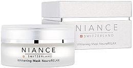 Духи, Парфюмерия, косметика Осветляющая маска для лица - Niance Whitening Mask NeuroRelax
