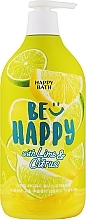 Духи, Парфюмерия, косметика Гель для душа "Цитрус и лайм" - Happy Bath Smile Body Wash Wellness Citrus And Lime