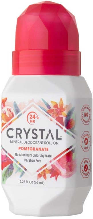 Роликовый дезодорант с ароматом Граната - Crystal Essence Deodorant Roll-On Pomegranate — фото N4