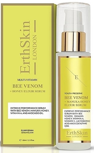 Сыворотка для лица - ErthSkin London Bee Venom + Honey Elixir Serum — фото N1