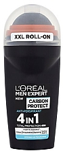 Дезодорант кульковий - L'Oreal Paris Men Expert Carbon Protect AntiPerspirant Intense Ice Deo Roll-On — фото N1