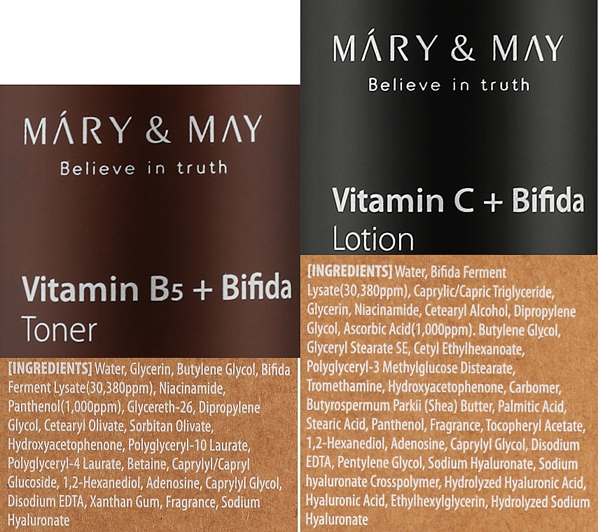 Набор - Mary & May Clean Skin Care Gift Set (f/toner/120ml + f/lot/120ml) — фото N6