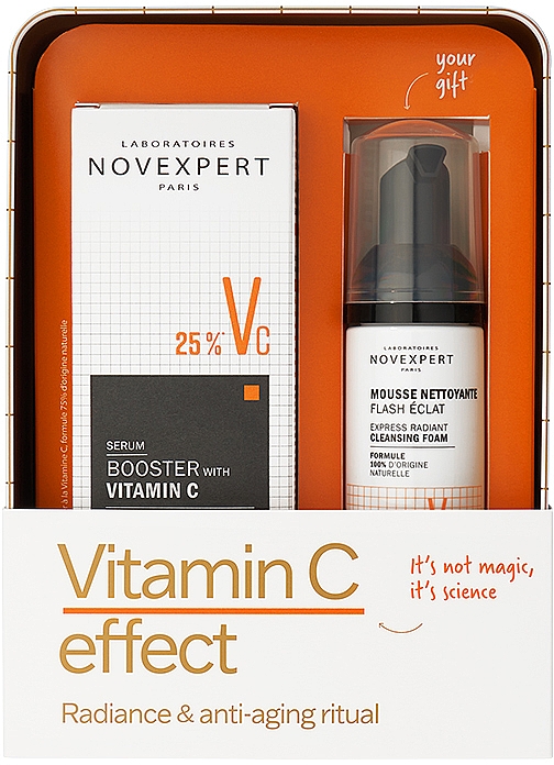 Набір - Novexpert Vitamin C (ser/30ml + foam/40/ml) — фото N2