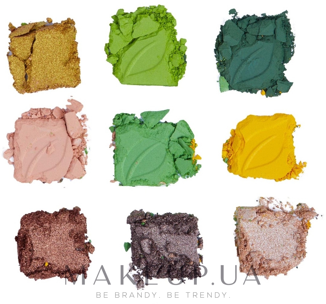 Палетка теней - Makeup Revolution Artist Collection Ultimate Neon Palette — фото Green Haze