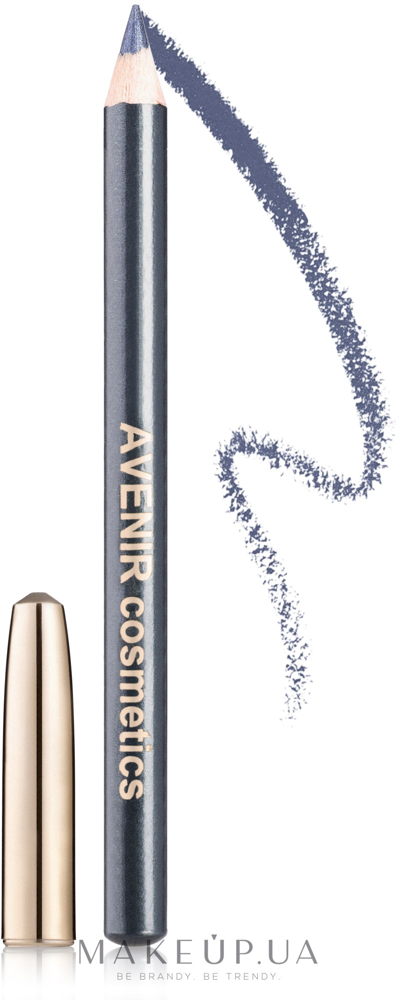 Олівець для очей - Avenir Cosmetics Waterproof Eye Pencil — фото 703 - Серебренная вуаль