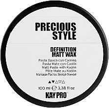 Духи, Парфюмерия, косметика Матовая паста с белой глиной - KayPro Precious Style Definition Matt Wax