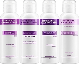 Набор - Brazil Keratin Treatment HGS Set (shampoo/100ml*2 + h/cond/100ml*2) — фото N2