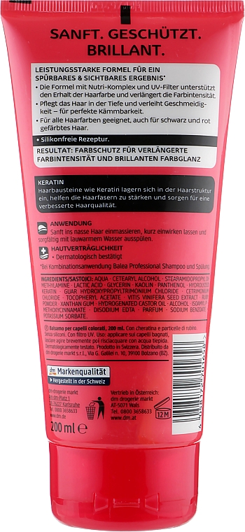 Кондиционер для волос "Защита цвета" - Balea Color Protection Hair Conditioner — фото N2