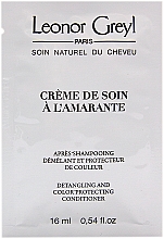 Крем-кондиционер для защиты цвета с амарантом - Leonor Greyl Specific Conditioning Masks Creme De Soin A L'amarante (пробник) — фото N1