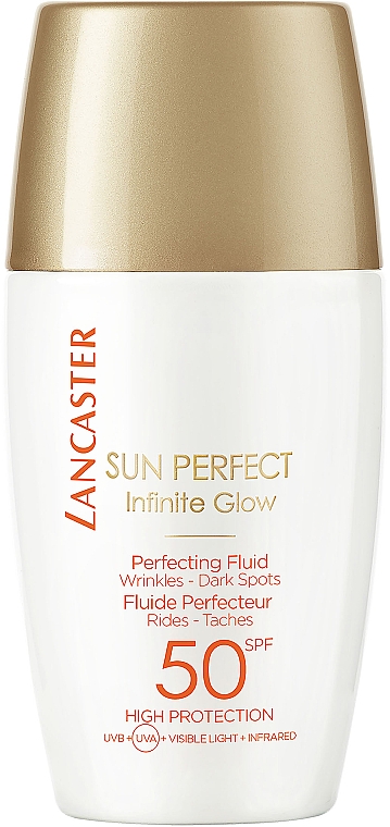 Сонцезахисний флюїд для сяйва шкіри обличчя - Lancaster Sun Perfect Perfecting Fluid SPF 50