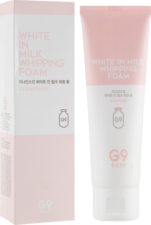 Пінка для умивання, освітлювальна  - G9Skin White In Milk Whipping Foam