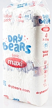 Парфумерія, косметика Підгузки Basic, 4 Maxi (7-18 кг), 44 шт. - Dry Bears