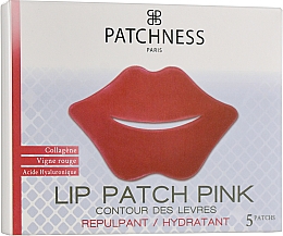 Духи, Парфюмерия, косметика Патчи для губ с экстрактом красного винограда - Patchness Lip Patch Pink