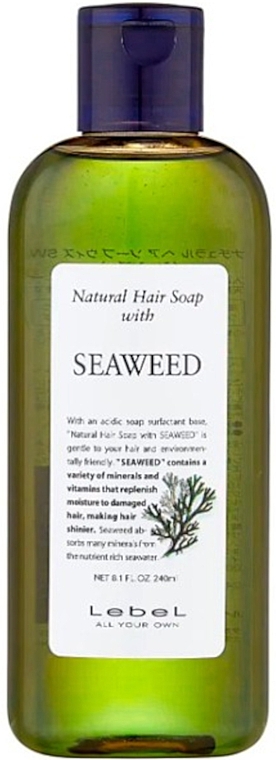 Шампунь з екстрактом морських водоростей - Lebel Seaweed Shampoo — фото N1